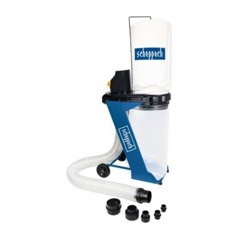 Aspirateur d'atelier de 75L - SCHEPPACH - DC500 - 550W - 1150 m³/h - 6 adapta...
