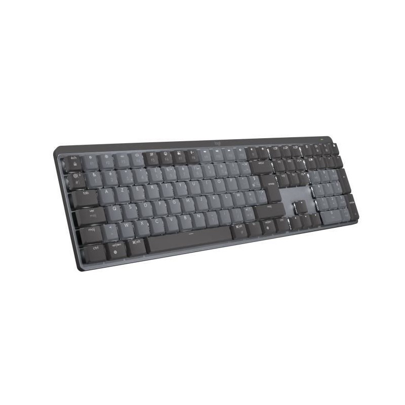 Clavier - Sans fil - Logitech - MX Mechanical - AZERTY - Mécanique - Rétroécl...