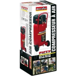 Compresseur d'air vertical MECAFER FIFTY - 50L - 1500W - 10 bars - 2 CV sans ...