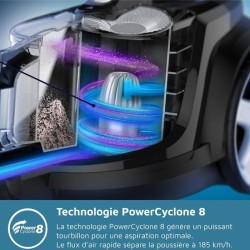 Aspirateur sans sac - PHILIPS - FC9729/09 - Série 7000 Power pro