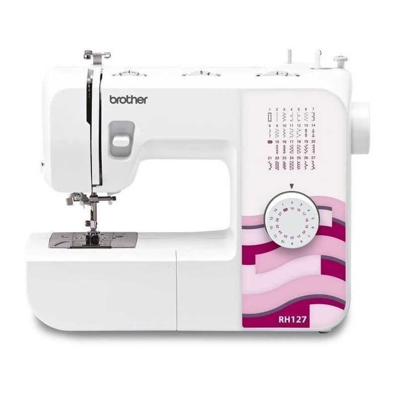 Machine a coudre mécanique - BROTHER RH-127 - 27 fonctions de couture - Coupe...