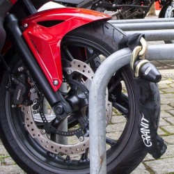 Antivol de chaîne - ABUS - 1480/180 - Maillons 14 mm - Gainage tissu - Cylind...