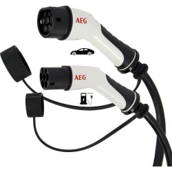 Câble de charge véhicules électriques & hybrides - AEG - Type 2 - Câble triph...