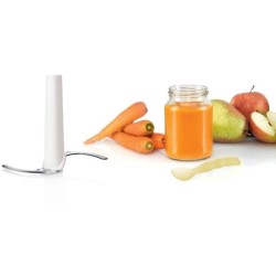 Hachoir BOSCH MMR08R2 - Rouge/Gris - 400W - Capacité 0,8L - Couteau