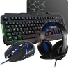 Pack Gamer 4 en 1 - The G-Lab - COMBO ARGON - Souris Filaire - Clavier Filair...