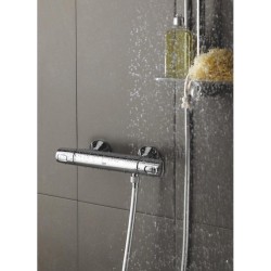 GROHE Mitigeur thermostatique Douche Precision Trend, montage mural, protecti...