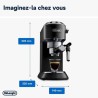 Machine expresso classique - DELONGHI - EC685.BK Dedica Style - Café moulu et...