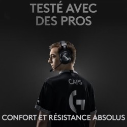 Casque gamer - Sans fil - Logitech G - Pro X - Bluetooth - PC - Noir