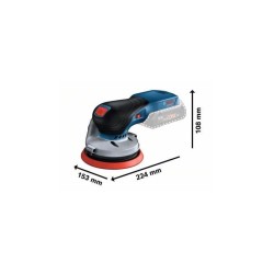 Ponceuse excentrique Bosch Professional GEX 18V-125 - Plateau de