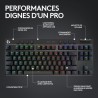 Clavier gamer - Sans fil - Logitech G  Pro X TKL Lightspeed - AZERTY - Mécani...