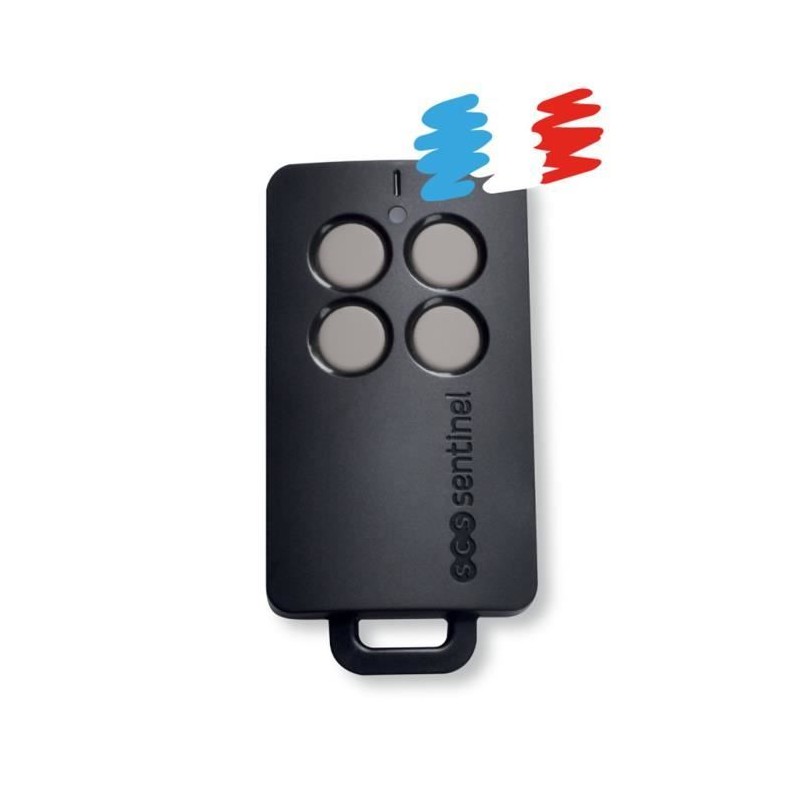 SCS Sentinel - Télécommande de Portail 4 Canaux avec Code Secret Tournant - P...