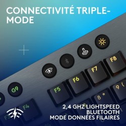 Clavier gamer - Sans fil - Logitech G - G915 TKL X - AZERTY - Switch linear -...