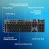 Clavier gamer - Sans fil - Logitech G - G915 TKL X - AZERTY - Switch linear -...