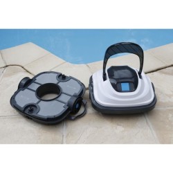 Robot nettoyeur a batterie de piscine UBBINK - Robotclean Accu XS - nettoyage...
