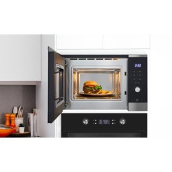 Micro ondes grill encastrable CONTINENTAL EDISON CEMO25GINE Noir Inox L59,5 x...