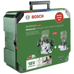 Affleureuse Bosch AdvancedTrimRouter 18V-8 avec base Router Plunge,