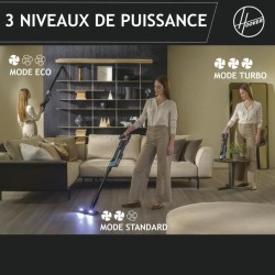 Aspirateur Balai sans Fil - HOOVER HF201P - Ultra-léger, Puissant
