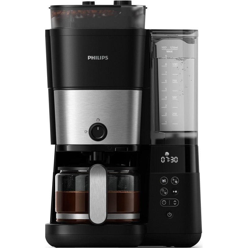 Cafetiere filtre - PHILIPS - HD7888/01 - Grind & Brew avec broyeur -