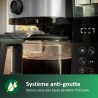 Cafetiere filtre - PHILIPS - HD7888/01 - Grind & Brew avec broyeur -