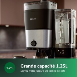 Cafetiere filtre - PHILIPS - HD7888/01 - Grind & Brew avec broyeur -