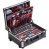 Trolley a outils MEISTER - 230 pieces - Poignée télescopique et transport con...