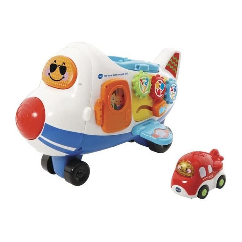 Avion Cargo 2 en 1 Tut Tut Bolides de VTECH pour enfants des 12 mois
