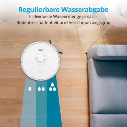 Aspirateur laveur robot X10 SW MEDION MD11782 - 120 min - 2700 Pa -