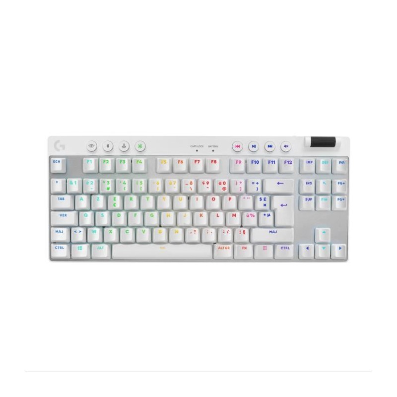 Clavier gamer - Sans fil - Logitech G - Pro X TKL Lightspeed - AZERTY - Mécan...
