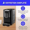 Machine Expresso broyeur - CONTINENTAL EDISON - CECFAUTOB - 19 Bar - 1450 W -...