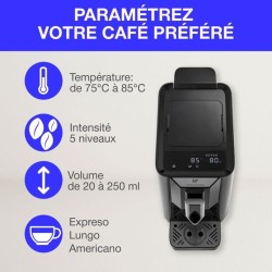 Machine Expresso broyeur - CONTINENTAL EDISON - CECFAUTOB - 19 Bar - 1450 W -...