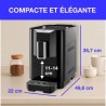 Machine Expresso broyeur - CONTINENTAL EDISON - CECFAUTOB - 19 Bar - 1450 W -...