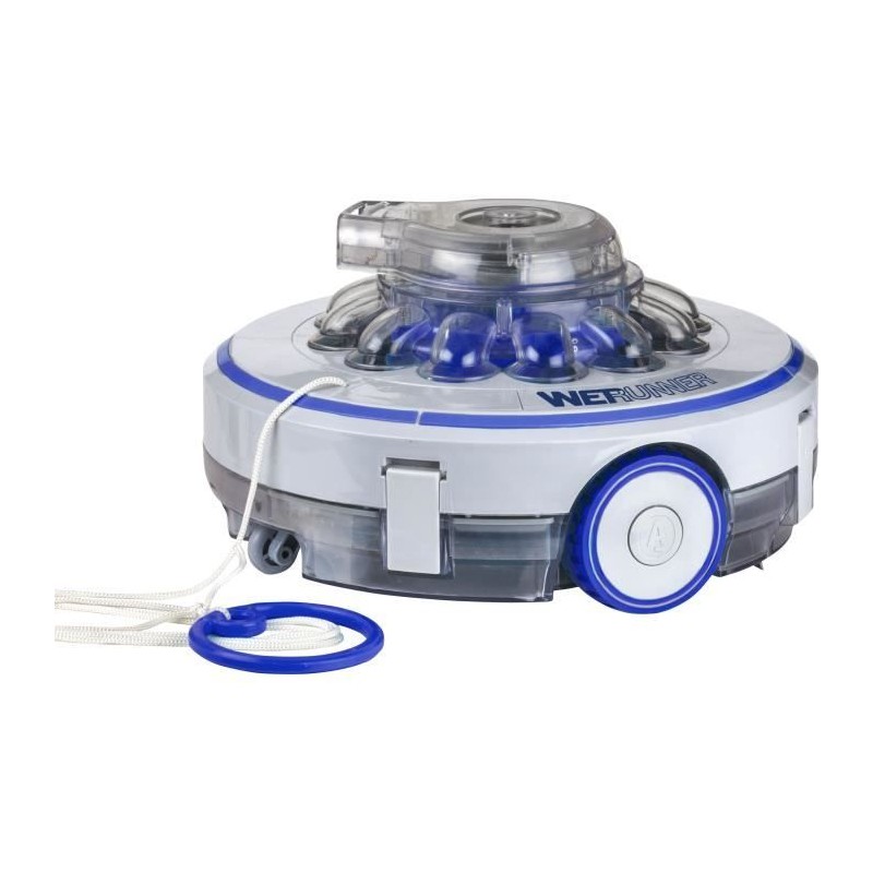 GRE - Robot a batterie rechargeable pour Piscine hors-sol jusqu'a 7,30 x 3,75...