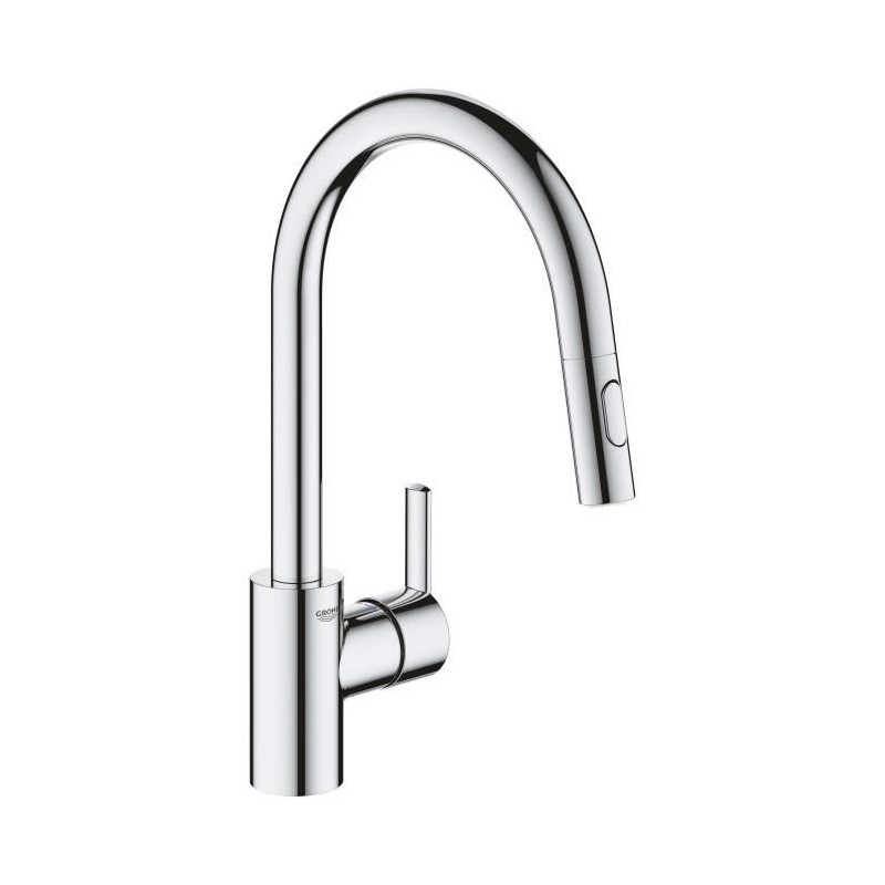 GROHE Robinet de cuisine évier Feel, douchette extractible, rotation 360°, be...