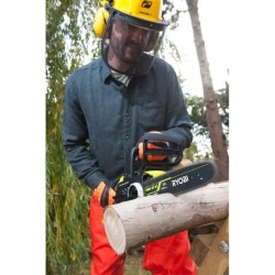 RYOBI - Tronçonneuse 18V ONE+ - Brushless- guide 30 cm - 10 m/s - tendeur san...