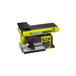 RYOBI - Ponceuse stationnaire a bande & disque 370 W - moteur induction + ban...