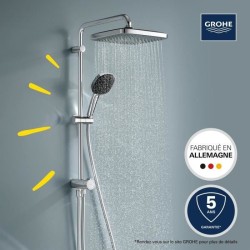 Colonne de douche avec inverseur manuel - Economie d'eau - GROHE Vitalio Comf...