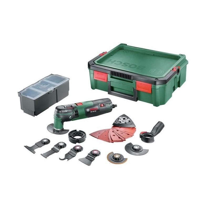 Outil multifonction Bosch - PMF 250 CES - Electrique - 20 Accessoires - Vert