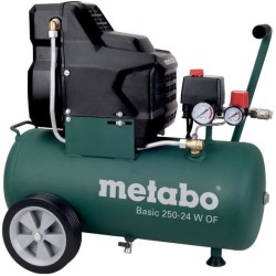 Compresseur - METABO - Basic 250-24 W OF - Raccord rapide universel - Poignée...