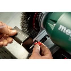Touret a meuler - METABO - DS 200 Plus - Meules en corindon brun - Pare-étinc...