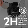 Câble de charge véhicules électriques & hybrides - AEG - Type 2 - Câble triph...