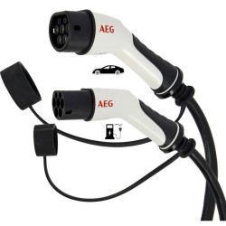 Câble de charge véhicules électriques & hybrides - AEG - Type 2 - Câble triph...