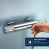 GROHE Mitigeur thermostatique douche Precision Feel, montage mural, indicateu...