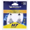 2 Ampoules Voiture H7 LIFE+100% 55W - MICHELIN - Feu de croisement, route, an...