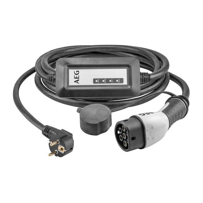 Chargeur portable véhicule électrique & hybride - AEG - Type 2 - Monophasé, 1...