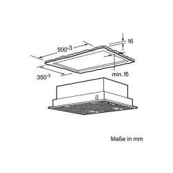 Groupe filtrant 650 m3/H - BOSCH DHL555BL - 50 cm - Classe C  79.8