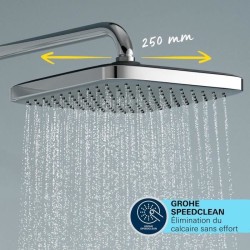 Colonne de douche avec inverseur manuel - Economie d'eau - GROHE Vitalio Comf...