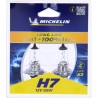 2 Ampoules Voiture H7 LIFE+100% 55W - MICHELIN - Feu de croisement, route, an...