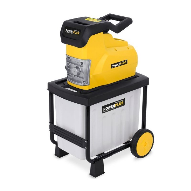 Broyeur végétaux avec engrenage 2800w