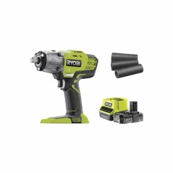 RYOBI - Boulonneuse a chocs 18V ONE+ - 3 modes - emmanchement carré 1/2 + bat...