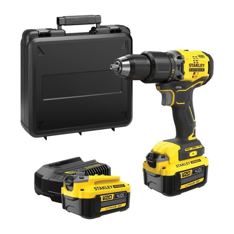 Perceuse visseuse a percussion sans fil - 18V - STANLEY FATMAX V20 - SFMCD715...